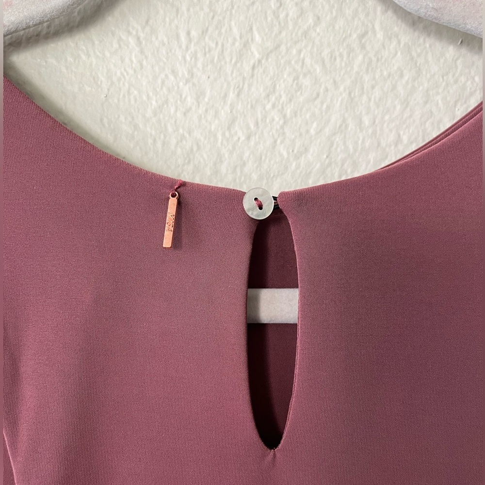 NWT Misa Los Angeles Lyra Cut Out Jersey Knit Maxi Dress in Cocoa Womens Size L - Picture 6 of 14